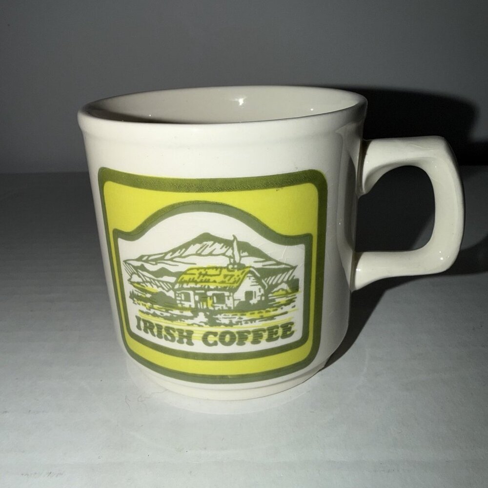 Carrigdhoun pottery Irish coffee recipe graphics‎ cup mug Cork Ireland